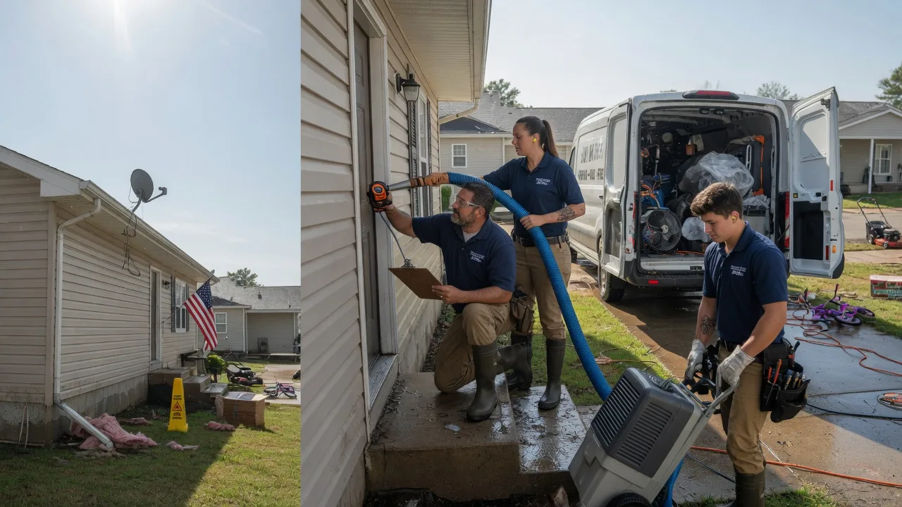 Ceiling Water Damage Restoration in La Place, LA near me